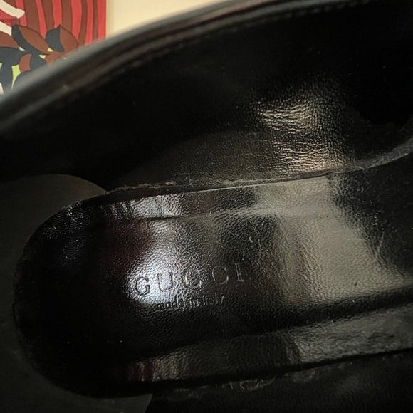 vintage Gucci black patent horse bit loafers 38.5 - Picture 4 of 4